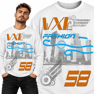 LONGSEEVE ŚMIESZNY VXL FASHION